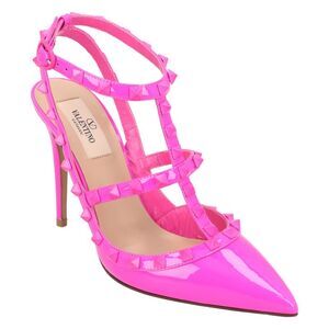 Valentino Rockstud Caged Pumps Pink
